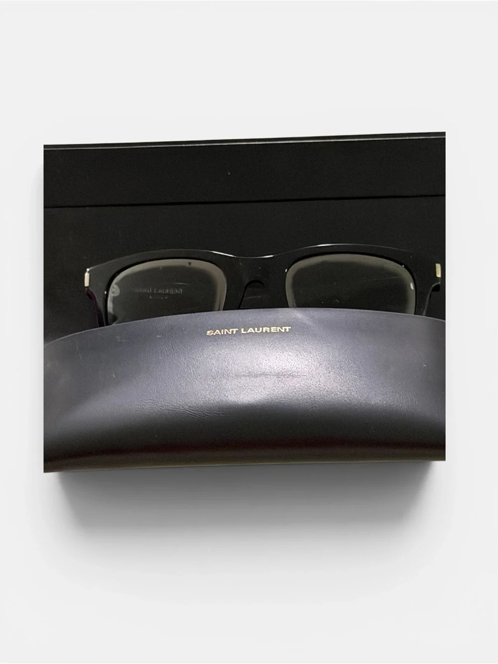 Saint Laurent Black Wayfarer Sunglasses